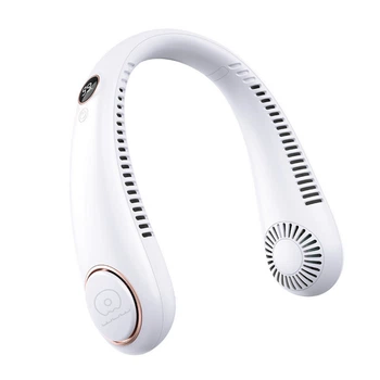 Подвесной вентилятор на шею WUW J17 1500 mAh с аккумулятором White