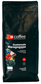 Кава зернова Ucoffee, Гватемала Марагоджип, 100% арабіка, 500 г