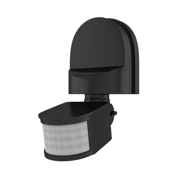 ІЧ-датчик руху Electrum енергозберігаючий LED-індикатор Чорний (D-SM-1424)