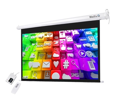 Моторизованный экран для проектора WALFIX TLS-9, 106 дюймов, 234x132 см, белый, формат 16:9