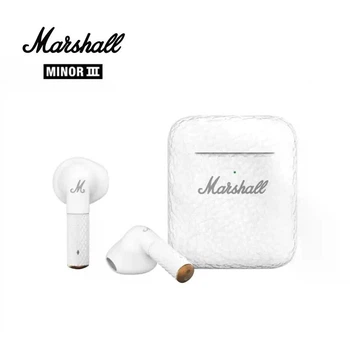 Беспроводные Bluetooth наушники вкладыши Marshall Minor III белые