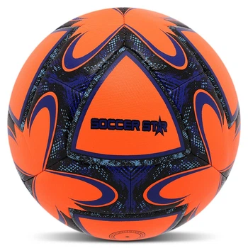 Мяч футбольный размер №5 Soccer Star Hybrid 4461 Orange-Deep Blue