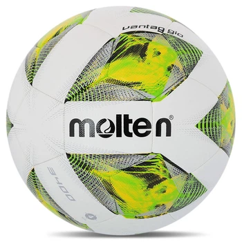 Мяч футбольный Molten F4A3400 размер №4 для зала и улицы White-Neon Green