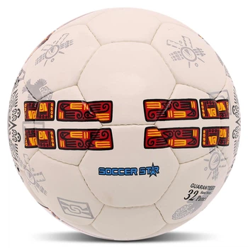 Мяч футбольный размер №5 Soccer Star Shine 4492 White-Multicolor