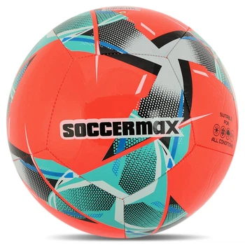 Мяч футбольный размер №5 Soccermax Soccermax All Weather 4137 Orange-Multicolor