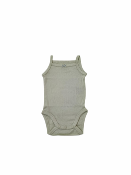 Дитяче боді-майка для дівчинки H&M 50 см Оливковий (25063003A2)