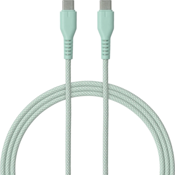 Kabel Qualo USB Type-C – USB Type-C 1.5 m Mint (5907457773103)