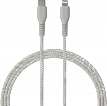 Kabel Qualo USB Type-C – Lightning 1.5 m Grey (5907457773127)