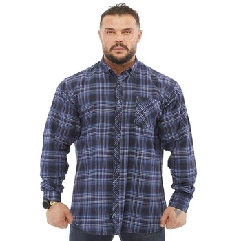Сорочка Big Sam 5055 синя, розмір L