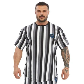 Футболка Big Sam 3364 бело-серая, размер M