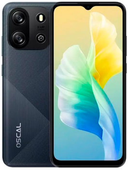 Мобильный телефон Oscal Flat 1C 2/32GB Moonshade Black