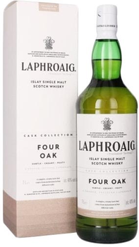 Виски Laphroaig Four Oak 1 л 40% в подарочной упаковке (5010019000576)