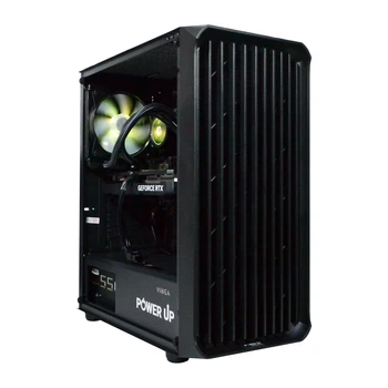 Двухпроцессорная рабочая станция PowerUp #140 Xeon E5 2680 v4 x2 / 64 GB / HDD 1 TB / SSD 256GB / NVIDIA Quadro M2000 4GB многопроцессорная вычислительная система для разработки