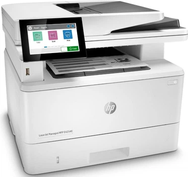 МФУ 4в1 HP Color LaserJet Managed Flow MFP E42540f (3PZ75A) Лазерный монохромный принтер + копир + цветной сканер + факс Б/у