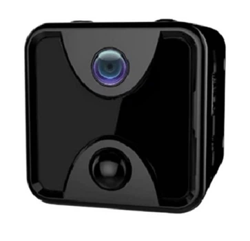 Мини-камера S6 для видеонаблюдения 4K Ultra HD поддержка 4G и Wi-Fi 2.4G внутренняя чёрная