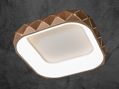 Потолочный светильник Diasha LED с регулировкой цвета, золото, 50W для спальни 8149-500CE GD