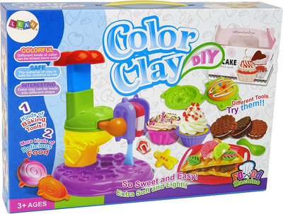 Zestaw do ciastoliny LEAN Toys Słodkości ciastka lody na patyku 15237 (5905515356220)