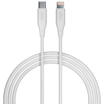 Kabel Allity AUC-02 USB-C - Lightning 2 m 27W White (5906667550214)