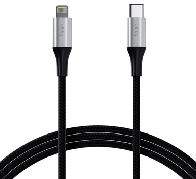 Kabel Allity AUC-01 USB-C - Lightning 1 m 27W Black (5906667550306)
