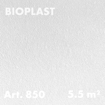 Рідкі шпалери Bioplast Арт. 850, 1кг, 5.5 м², целюлозне волокно, білий (білий)
