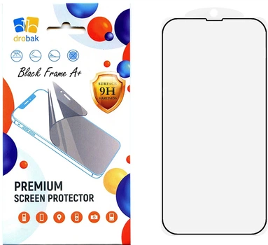 Защитное стекло Drobak для смартфона Apple iPhone Xr Black (121258)