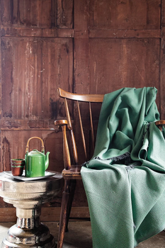 Жаккардовый плед-покрывало Issimo Maia 170×230 см Yesil