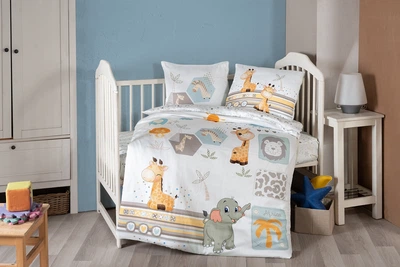 Постільна білизна для новонароджених First Choice Baby Digital Satin Safari