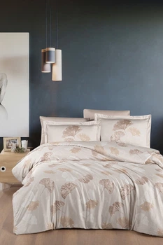 Постельное белье First Choice Cotton Satin семейный Sofira Beige