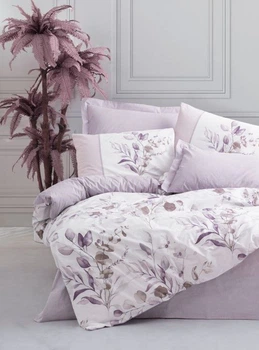 Постельное белье Cotton Box Nadia Lila евро