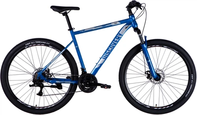 Велосипед Discovery ST 29" Trek AM DD FR 21" 2025 Сине-серебристый (OPS-SP-29-081)
