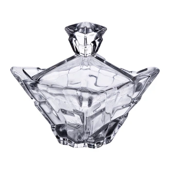 Сахарница с крышкой 8.5×8.5×8.5 см ваза сахарница квадратная стеклянная HP-4-116 (A-034128)