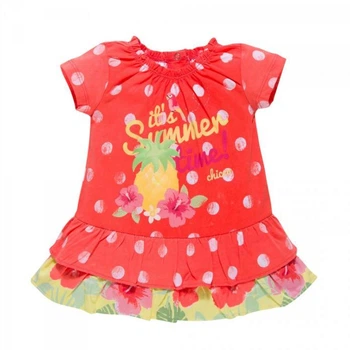 Платье для девочки Chicco 090.93099.049 74 см Оранжевый