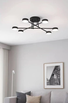 Люстра потолочная NADIYA 6хGX53 черный LIGHT SET