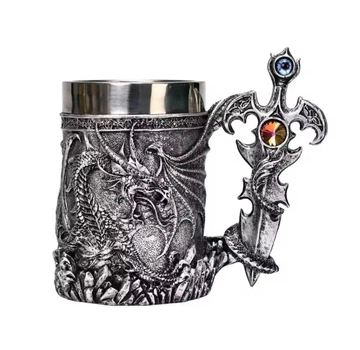 Кружка Сріблокрила дракониця Гра Престолів, Game of Thrones Silverwing об'єм 500 мл