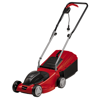 Мощная газонокосилка электрическая для травы Einhell GC-EM 1032: 1000 Вт, 3500 об/мин, ширина скашивания 32см