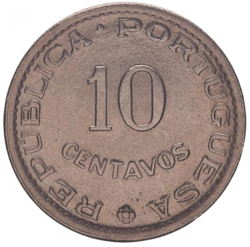 Монета Мозамбік 10 сентаво 1960 G-VG (KM#83)
