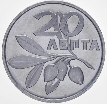 Монета Греція 20 лепт 1973 XF (KM#104)