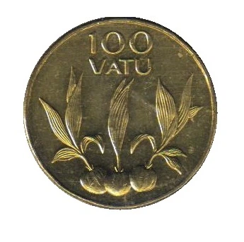 Монета Вануату 100 вату 1999 UNC (KM#9)