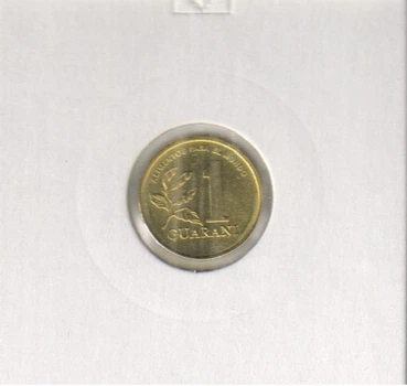 Монета Парагвай 1 гуарани 1993 UNC (KM#192)
