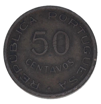 Монета Сан-Томе и Принсипи 50 сентаво 1962 F-VF