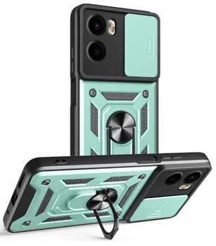 Чехол Camshield c кольцом-подставкой на Motorola G05 / light blue