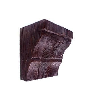 Консоль балки полиуретановая DECOWOOD Рустик EQ 035 classic 19х13 Темный