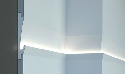 Карниз для LED освещения серия D Tesori KD 406 1150 мм
