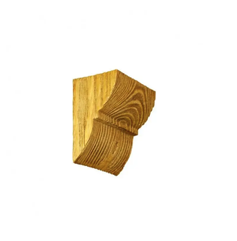 Консоль балки полиуретановая DECOWOOD Рустик EQ 017 classic 6х9 Светлый