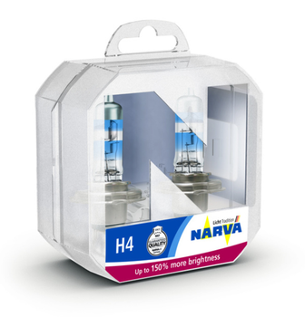 Лампа галогенная Narva Range Power 150% H4 12V 60/55W P43t 480692100 (2шт)