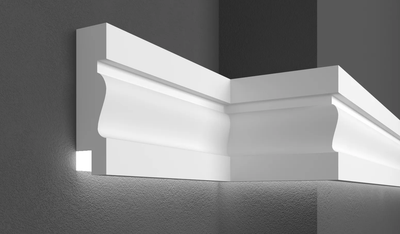 Молдинг фасадный Prestige Decor MC 304 led 2000 мм