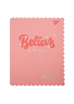 Дневник школьный YES интегральная обложка PU Believe (911386) 5060934562864