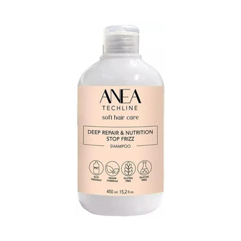 Шампунь глубокое восстановление Anea Techline Deep Repair & Nutrition Stop Frizz Shampoo, 450 мл