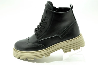 Оксфорди жіночі зимові черевики Ditas BM-12 Black/Cap 36