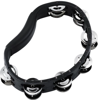 Тамбурін MEINL HEADLINER® Series Hand Held ABS Tambourine HTMT1BK